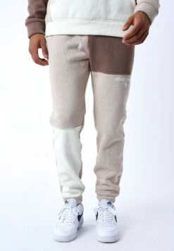 Bas Tricolore- Trainingsbroek - Beige