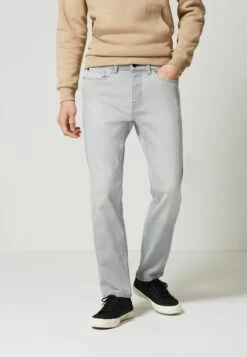 Next Motion Flex Soft Touch - Straight Leg Jeans - Light Grey