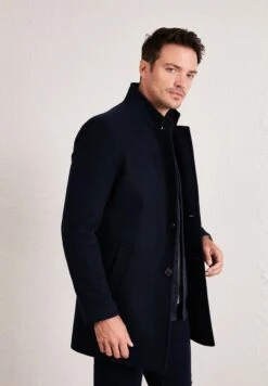 Halflange Jas - Navy Blue 8 Halflange Jas - Navy Blue -Jack and Jones Verkoopwinkel 6a76322a3bfc4538a92461df9e2b0d11