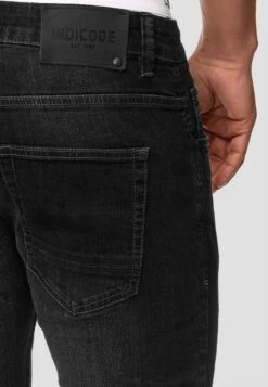 Indicode Jeans Stretch - Slim Fit Jeans - Black -Jack and Jones Verkoopwinkel 6a844b0bc0d5456f9196bb41ff9261aa