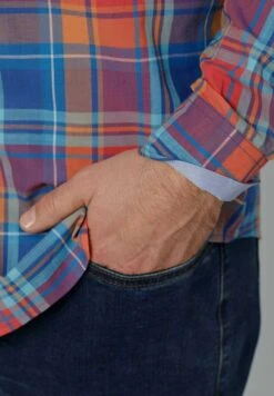 Overhemd - Royalblau Orange -Jack and Jones Verkoopwinkel 6aa4017d5db7413e94a5850874409760