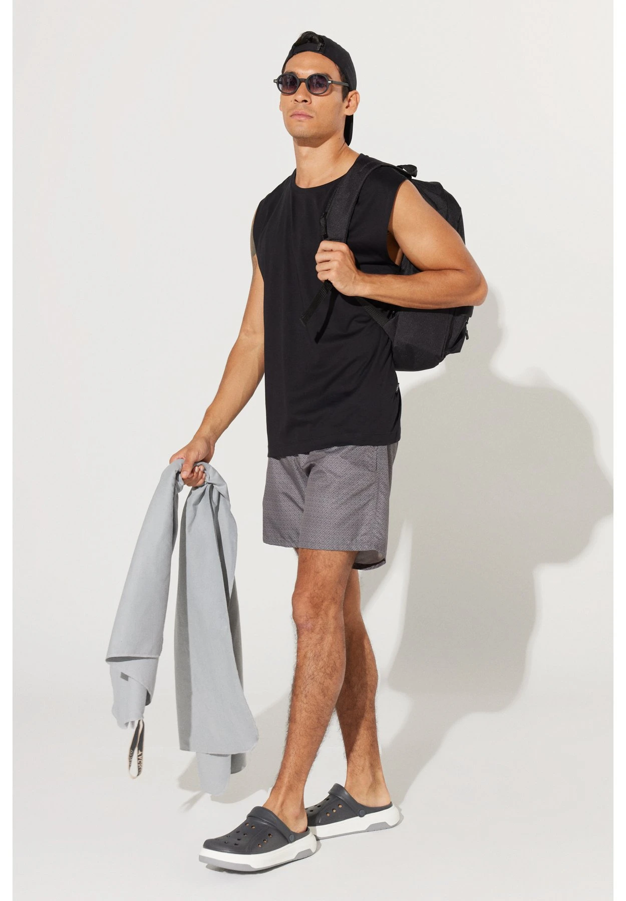 Standard Fit - Zwemshorts - Grey 7 Standard Fit - Zwemshorts - Grey - Afbeelding 5