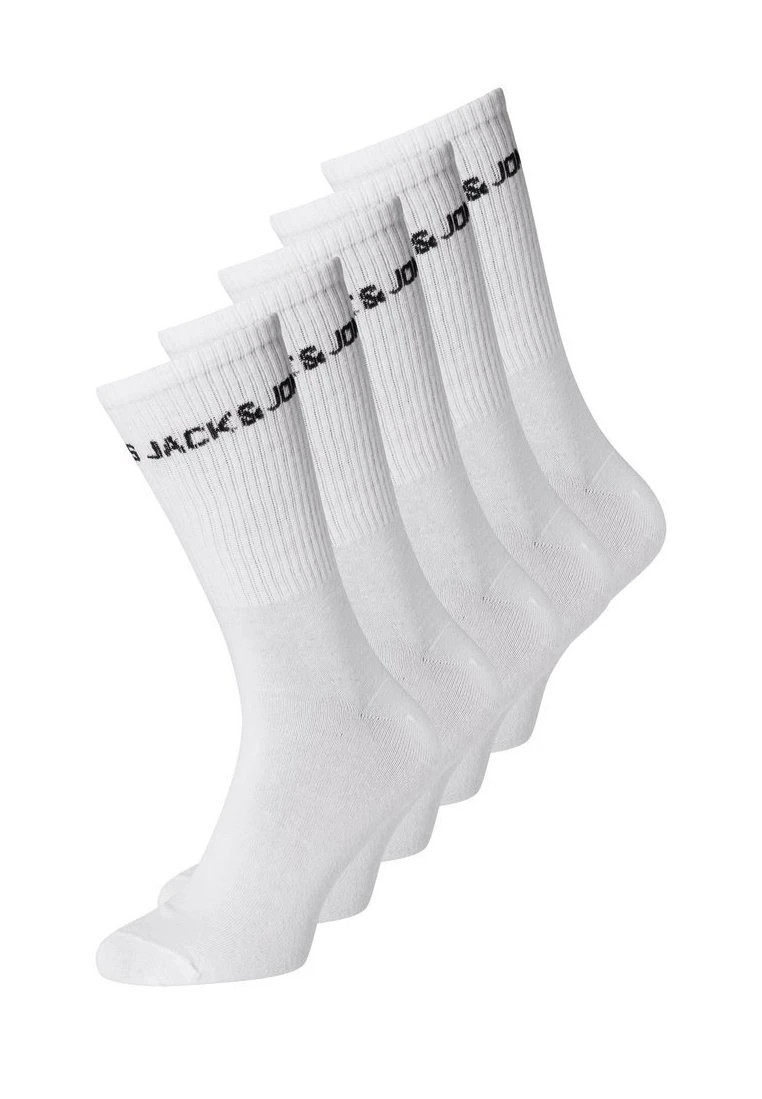 Jack & Jones Socken 5Er-Pack Logo Tennis - Sokken - White 3 Jack & Jones Socken 5Er-Pack Logo Tennis - Sokken - White