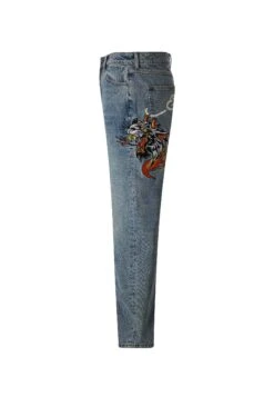 Ed Hardy Hell-Cats Tattoo Graphic - Relaxed Fit Jeans - Bleach -Jack and Jones Verkoopwinkel 6bd93a51645a48fda44f68f9662ea6ba