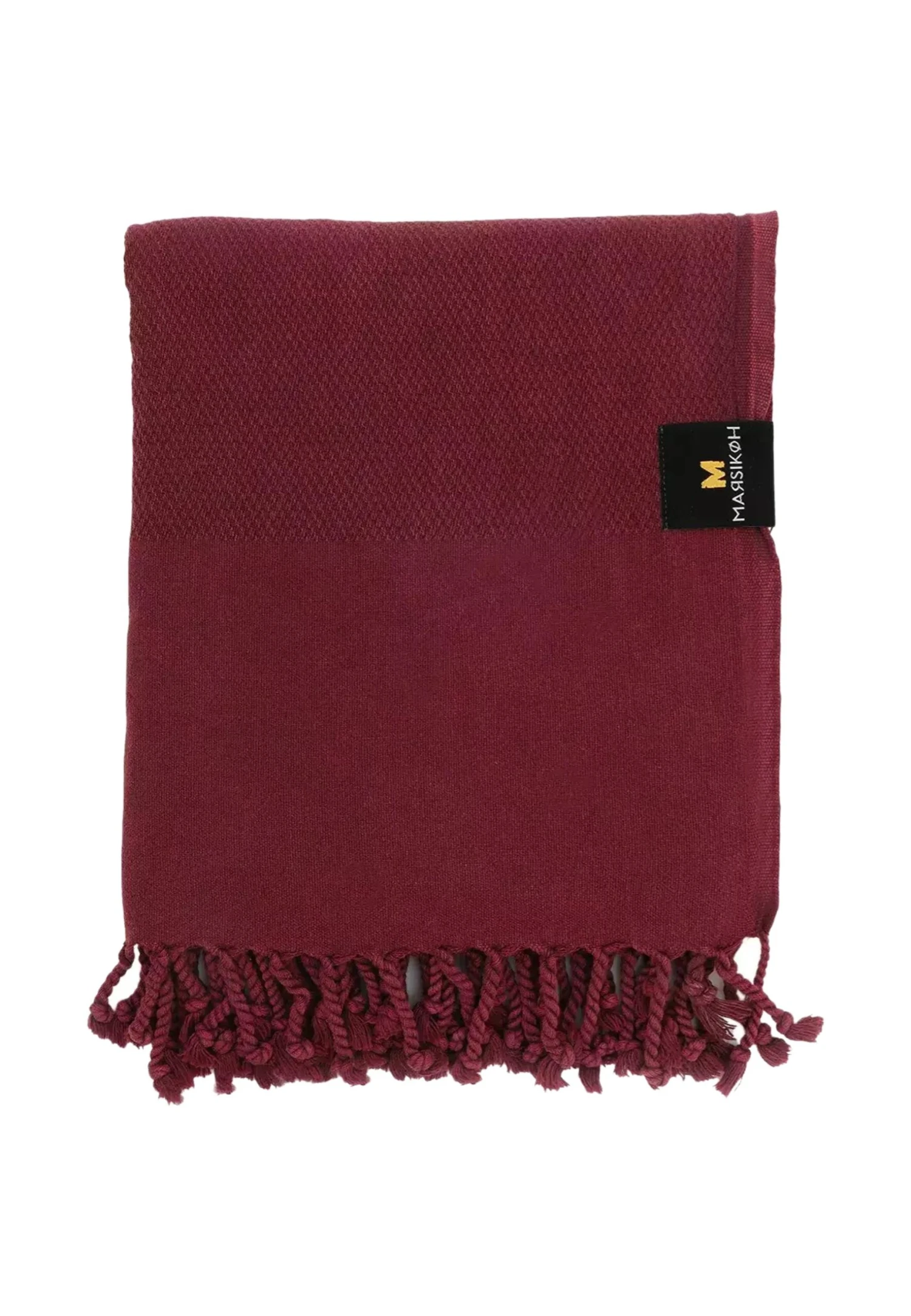 Unisex Stonewashed- Strandhanddoek - Burgundy 3 Unisex Stonewashed- Strandhanddoek - Burgundy
