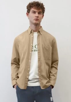 Marc O'Polo Langarm-Button-Down - Overhemd - Soft Mocca