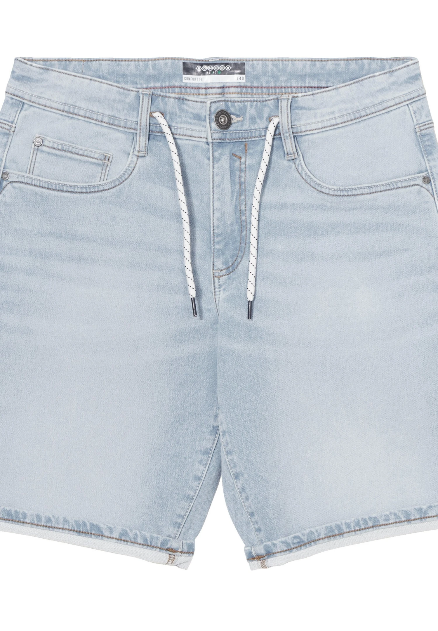 Mit Ultra-Stretch - Jeansshort - Denim Bleach 7 Mit Ultra-Stretch - Jeansshort - Denim Bleach - Afbeelding 5