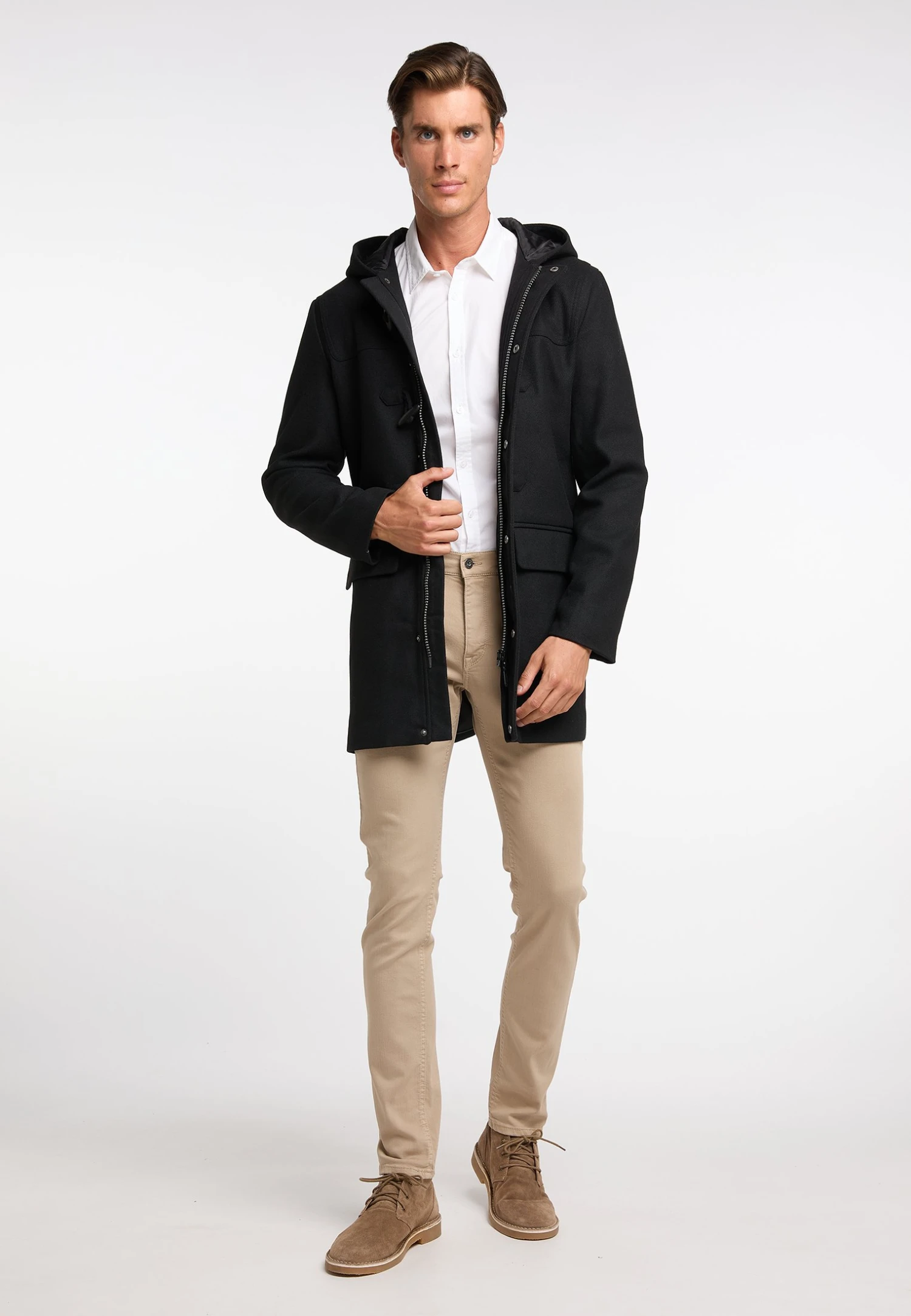 Dreimaster Übergangsaus Nascita - Halflange Jas - Schwarz 4 Dreimaster Übergangsaus Nascita - Halflange Jas - Schwarz - Afbeelding 2