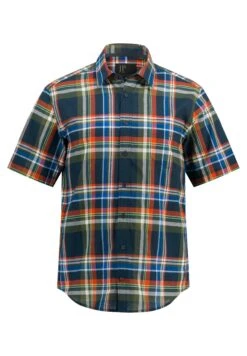 JP1880 Karo Halbarm Kentkragen Modern Fit - Overhemd - Navy Blau -Jack and Jones Verkoopwinkel 6db90e6ed38c48e98c47ec2f3653ef3b