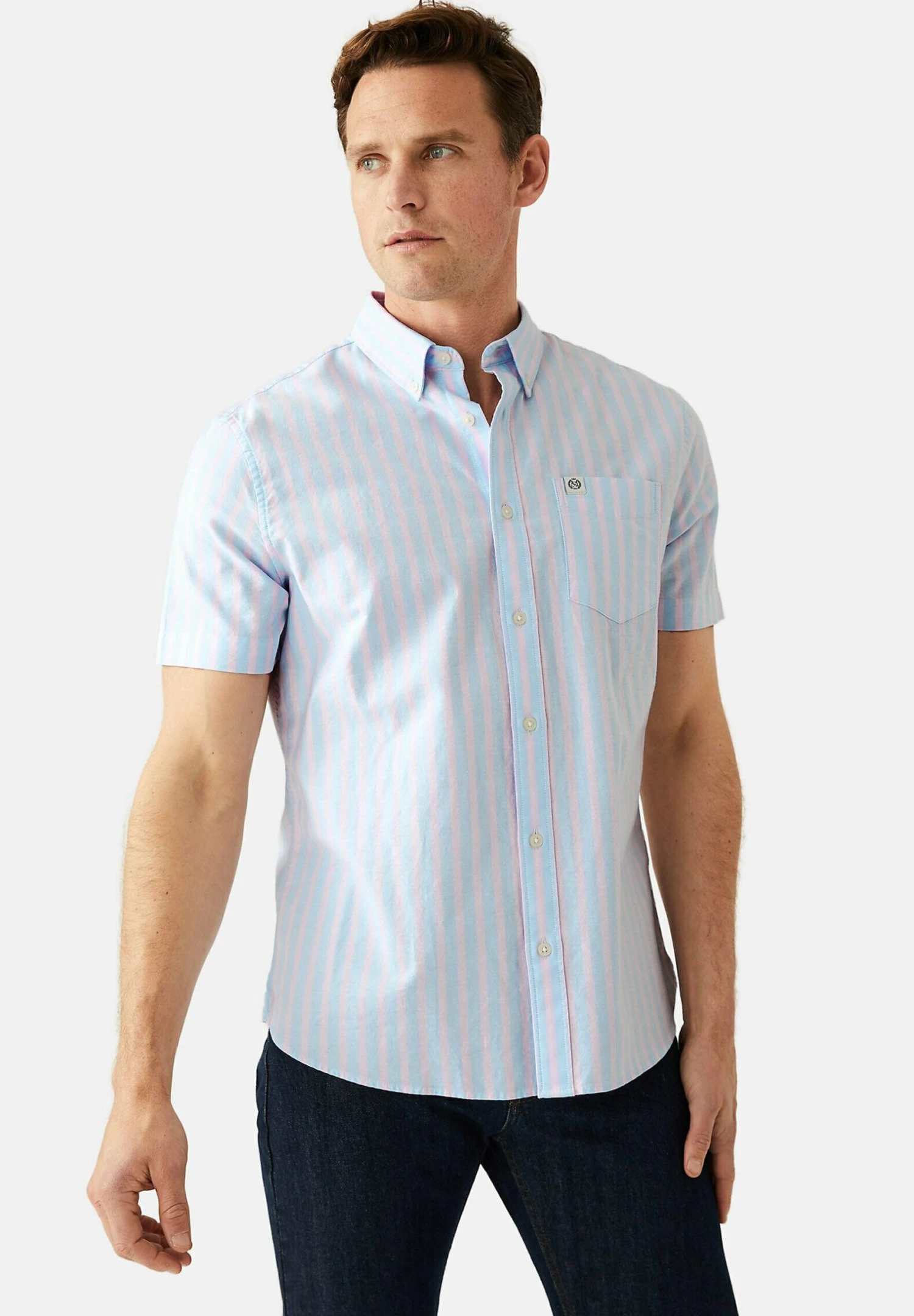 Marks & Spencer Striped Oxford - Overhemd - Pink Mix 3 Marks & Spencer Striped Oxford - Overhemd - Pink Mix