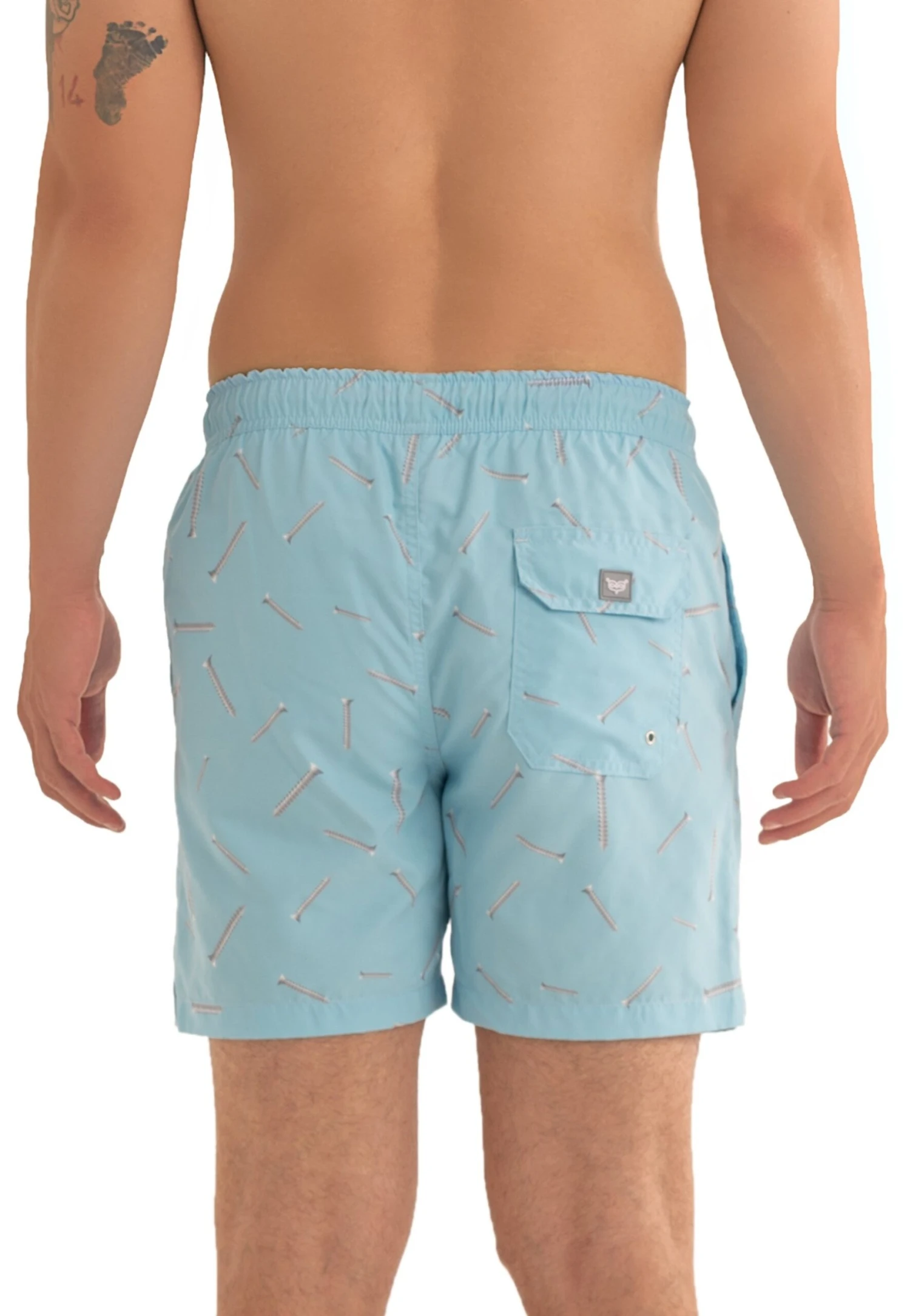 Zwemshorts - Light Blue 5 Zwemshorts - Light Blue - Afbeelding 3