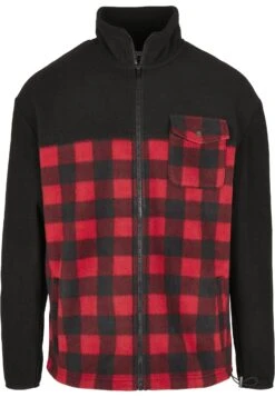 URBAN CLASSICS Jas - Black/Redcheck -Jack and Jones Verkoopwinkel 6e9d4f1cf0a6475593ed765c11853eeb