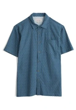 Heron Short Sleeve - Overhemd - Leaf Dot French Blue -Jack and Jones Verkoopwinkel 6eb136f545984c50bcbc21e60597123c