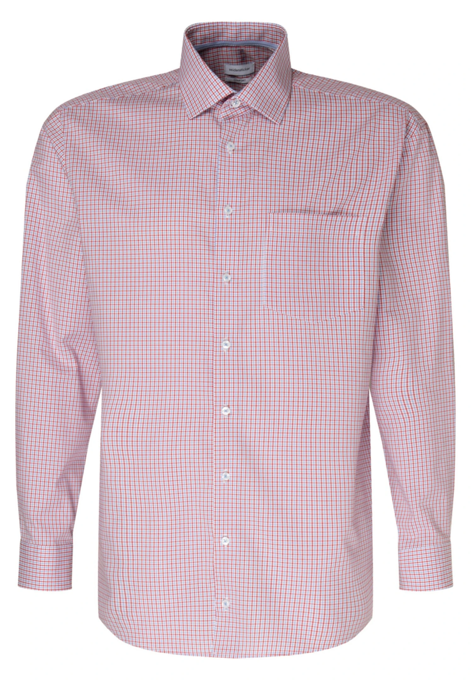 Seidensticker Comfort - Overhemd - Red 6 Seidensticker Comfort - Overhemd - Red - Afbeelding 4