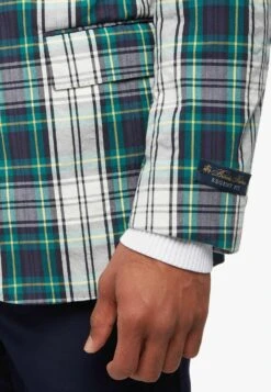 Classic-Fit Madras - Halflange Jas - Open Green -Jack and Jones Verkoopwinkel 7044198816374e8497c34bd1b1dcec8c