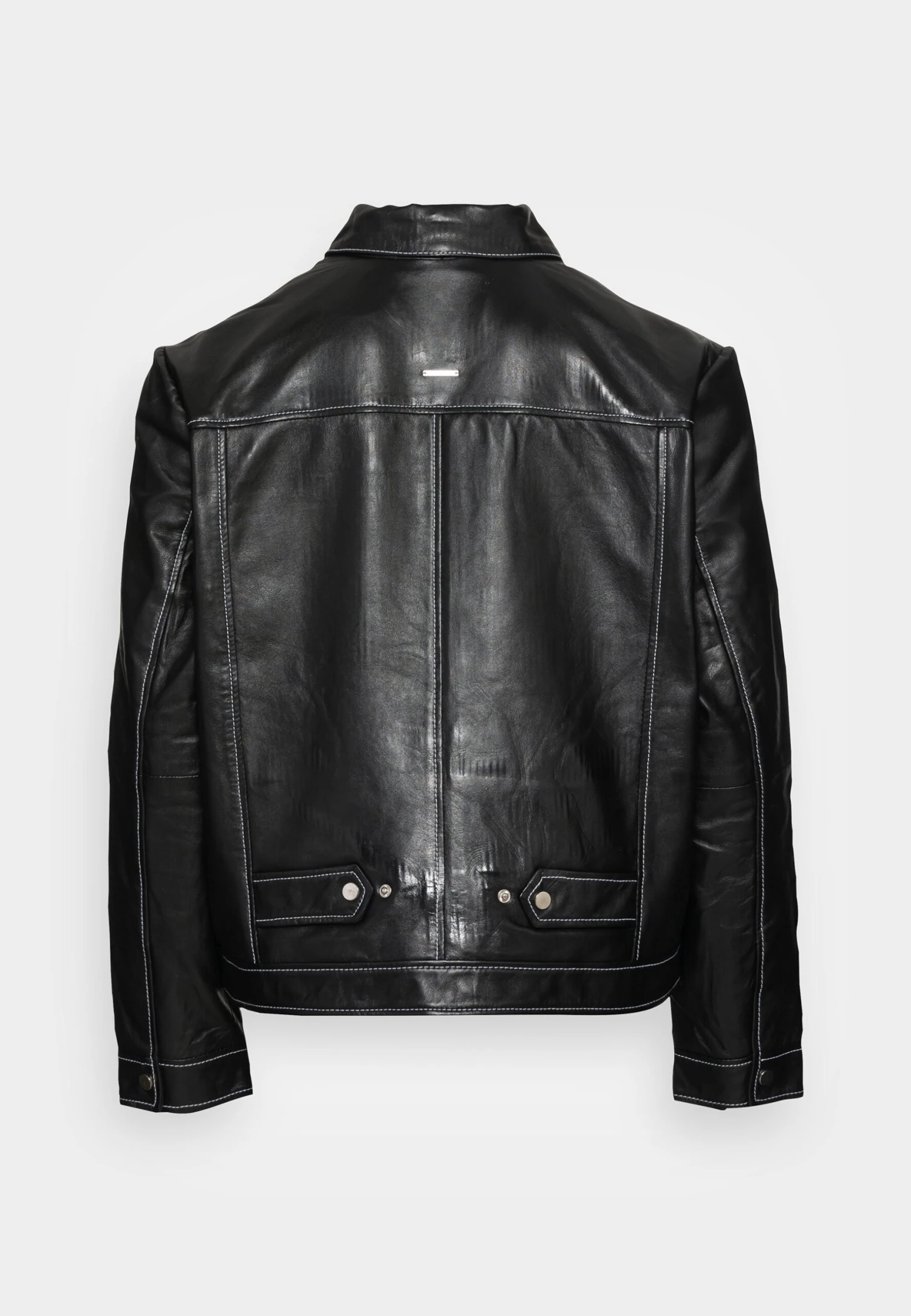 Gibbs - Leren Jas - Black 4 Gibbs - Leren Jas - Black - Afbeelding 2