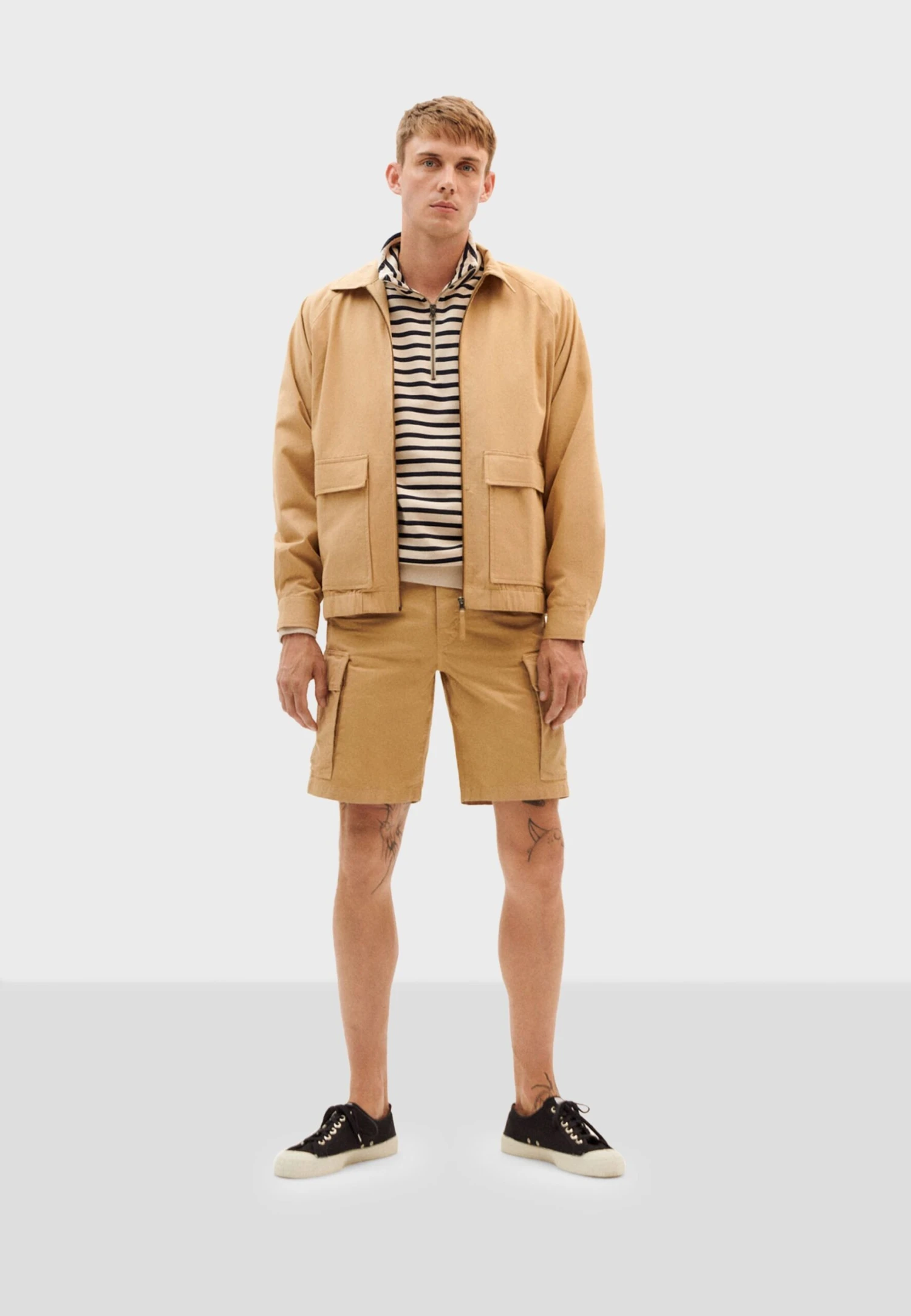 Thinking Mu Dragonfly - Lichte Jas - Beige 4 Thinking Mu Dragonfly - Lichte Jas - Beige - Afbeelding 2