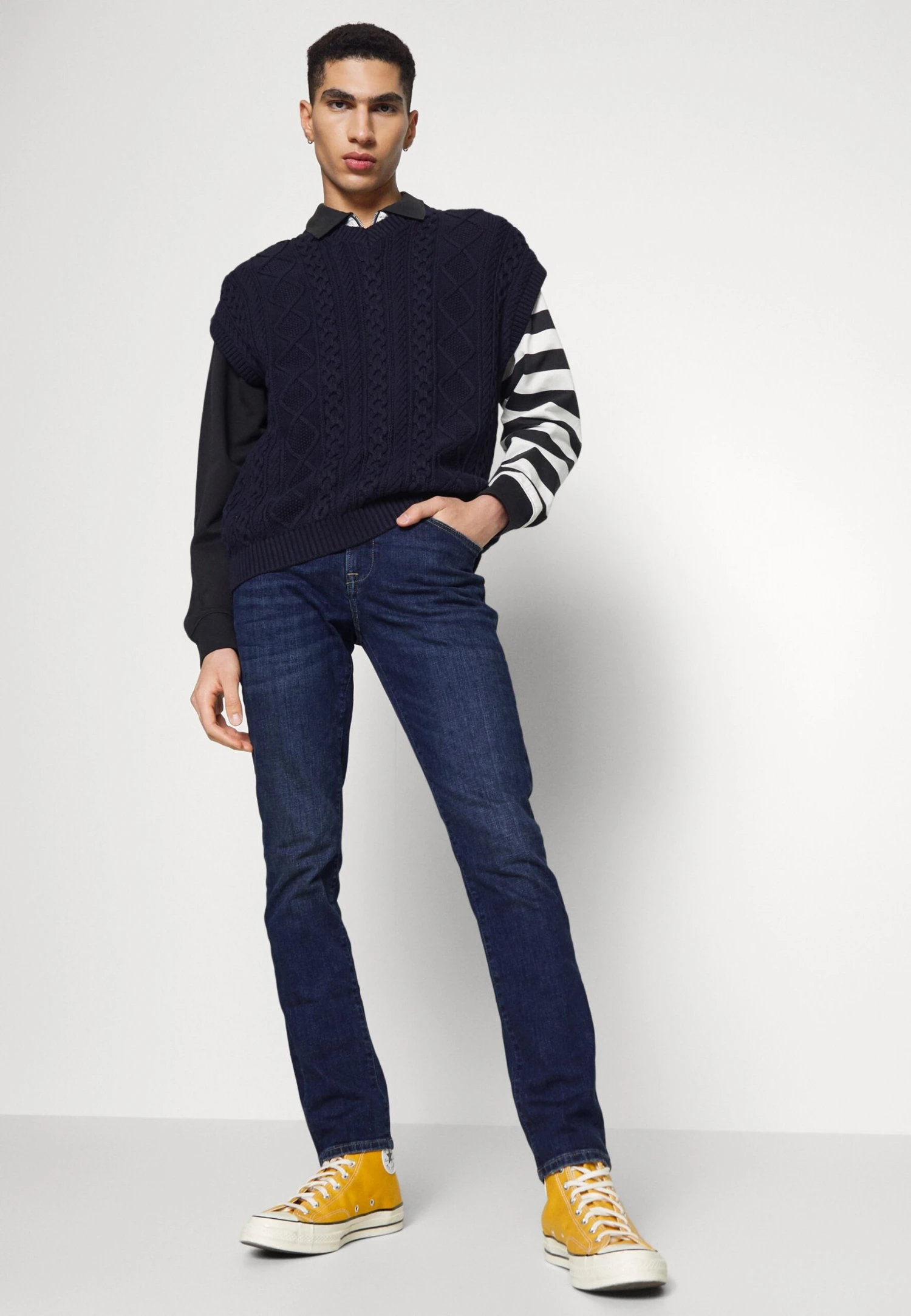 Only & Sons Onsloom - Slim Fit Jeans - Dark Blue Denim 6 Only & Sons Onsloom - Slim Fit Jeans - Dark Blue Denim - Afbeelding 4