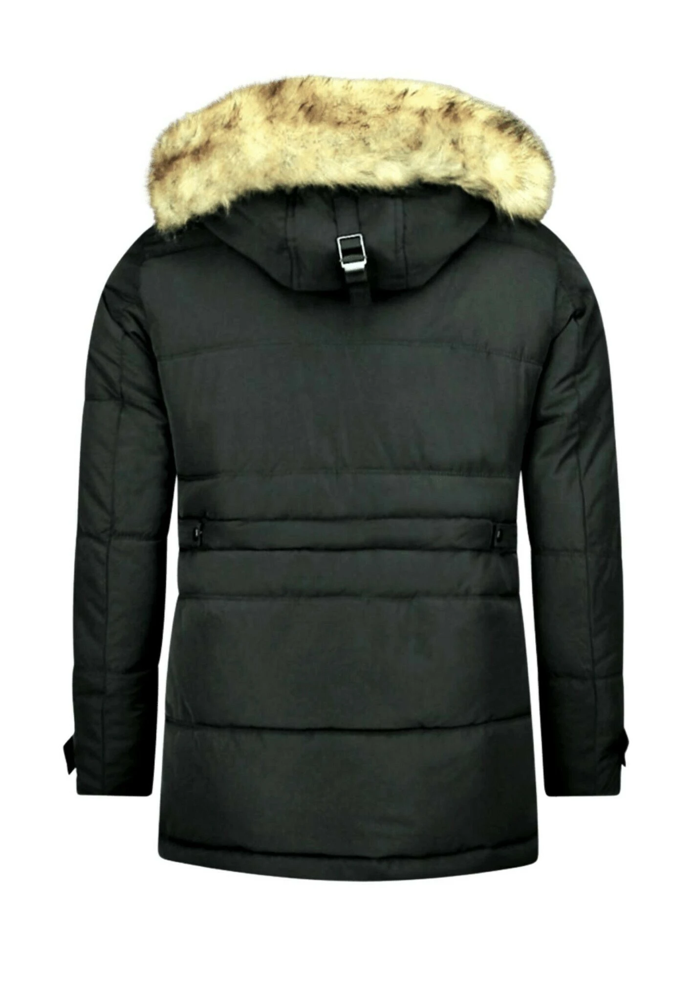 Lange Pi 8667Z - Winterjas - Black 4 Lange Pi 8667Z - Winterjas - Black - Afbeelding 2