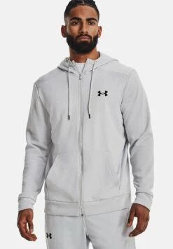 Under Armour Sweater Met Rits - Halo Gray