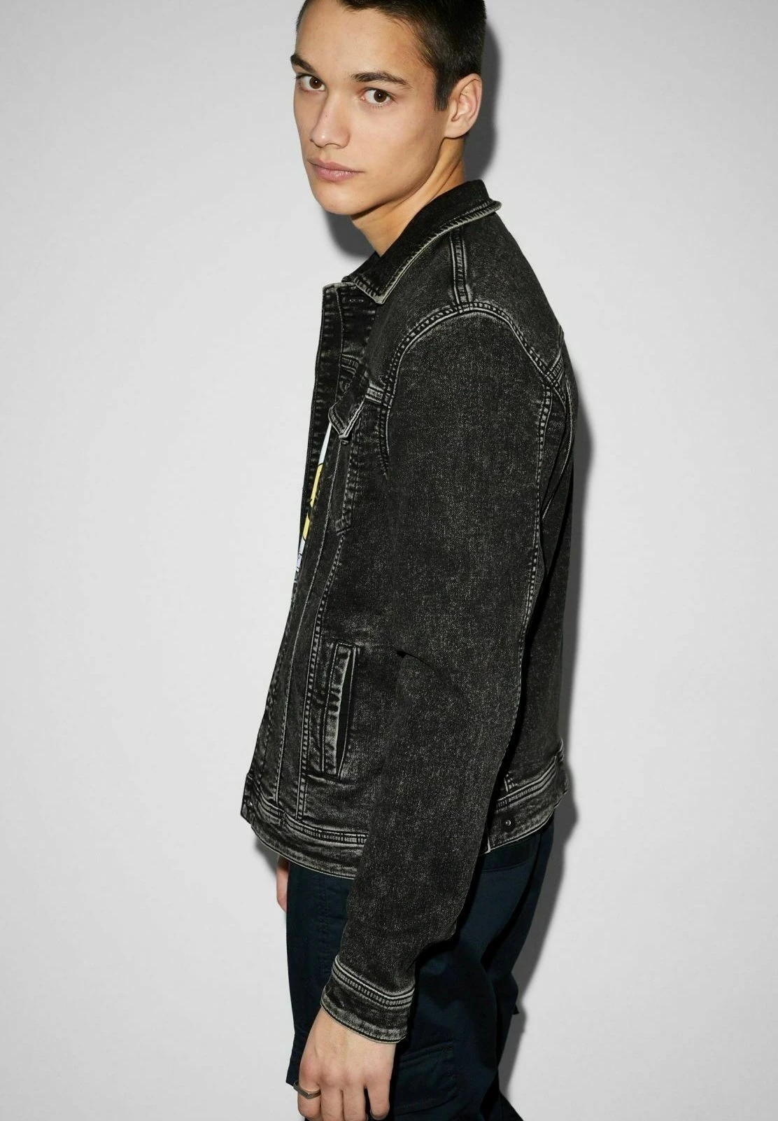 Spijkerjas - Denim Dark Gray 4 Spijkerjas - Denim Dark Gray - Afbeelding 2