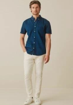 Next Short Sleeve Standard - Overhemd - Blue -Jack and Jones Verkoopwinkel 71d37e0fb7a542788c4d0b024637a012