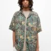 PULL & BEAR Print Short Sleeve- Overhemd - Dark Green 1 PULL & BEAR Print Short Sleeve- Overhemd - Dark Green -Jack and Jones Verkoopwinkel 71d9f79a3c444d1e82dc9588f8d49390