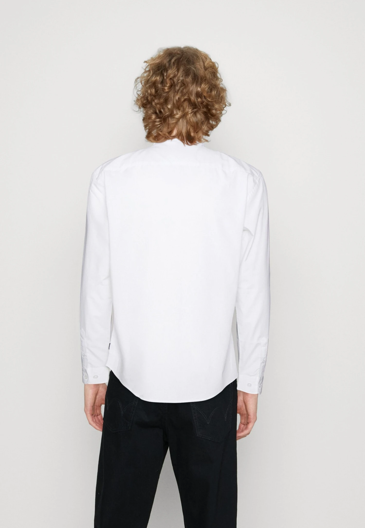 Only & Sons Onssane Mao Solid - Overhemd - White 5 Only & Sons Onssane Mao Solid - Overhemd - White - Afbeelding 3