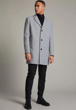 Matinique Matrace - Halflange Jas - Light Grey Melange -Jack and Jones Verkoopwinkel 728bbdde46b441a49b4319053a72586c