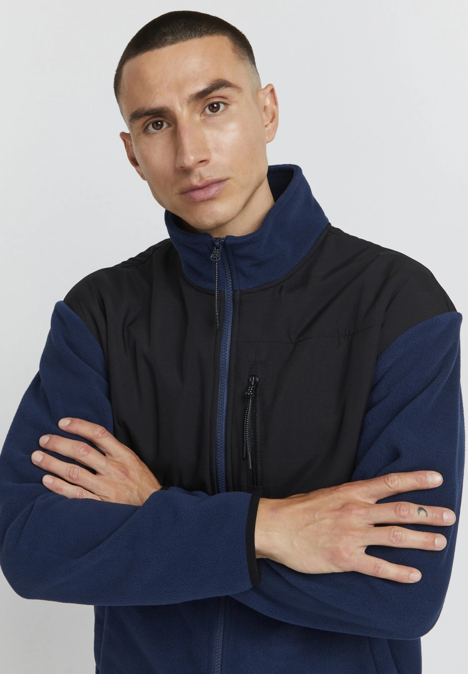 Blend Fleecejas - Dress Blues 6 Blend Fleecejas - Dress Blues - Afbeelding 4