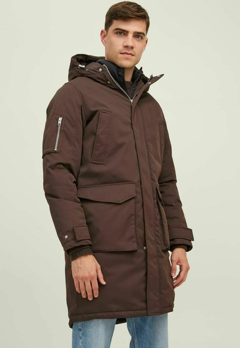 Jack & Jones Multi-Taschen - Parka - Seal Brown 3 Jack & Jones Multi-Taschen - Parka - Seal Brown