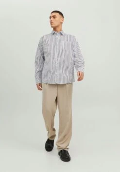 Jack & Jones Jorbill Oversize Unisex - Overhemd - Bright White Stripe -Jack and Jones Verkoopwinkel 736173f97f594c8e8fbd2f27b7599e8e
