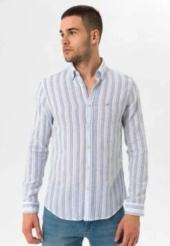 Slim Fit - Overhemd - Blue Stripped