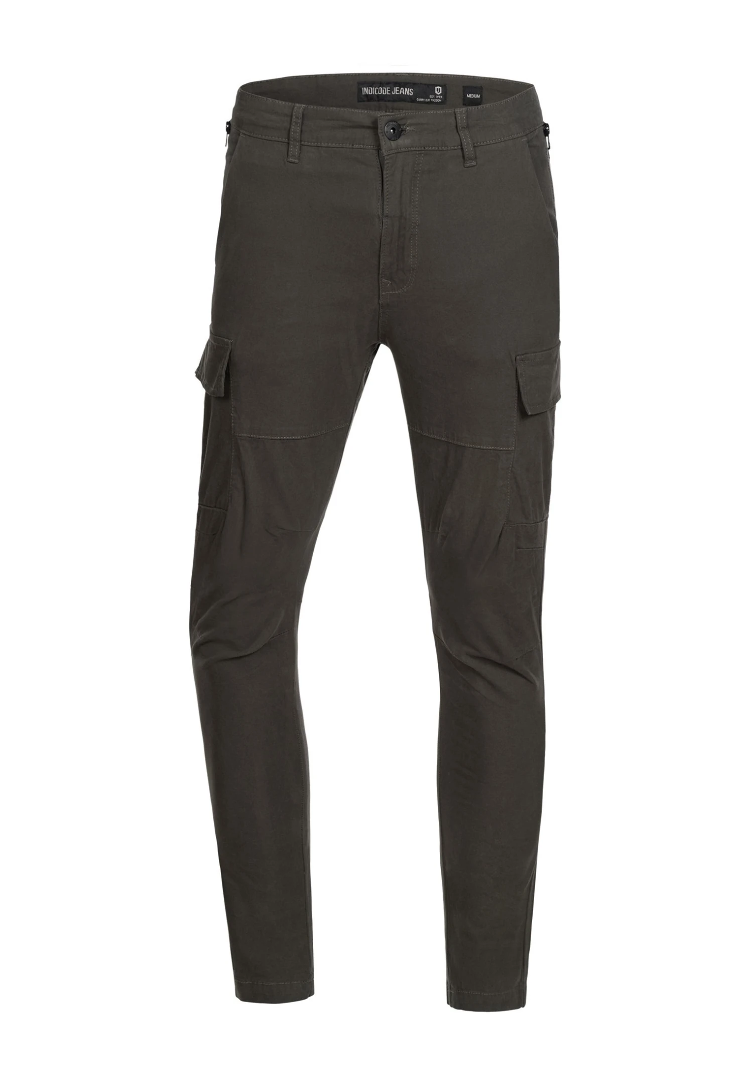 Indicode Jeans Cargobroek - Anthracite 8 Indicode Jeans Cargobroek - Anthracite - Afbeelding 6