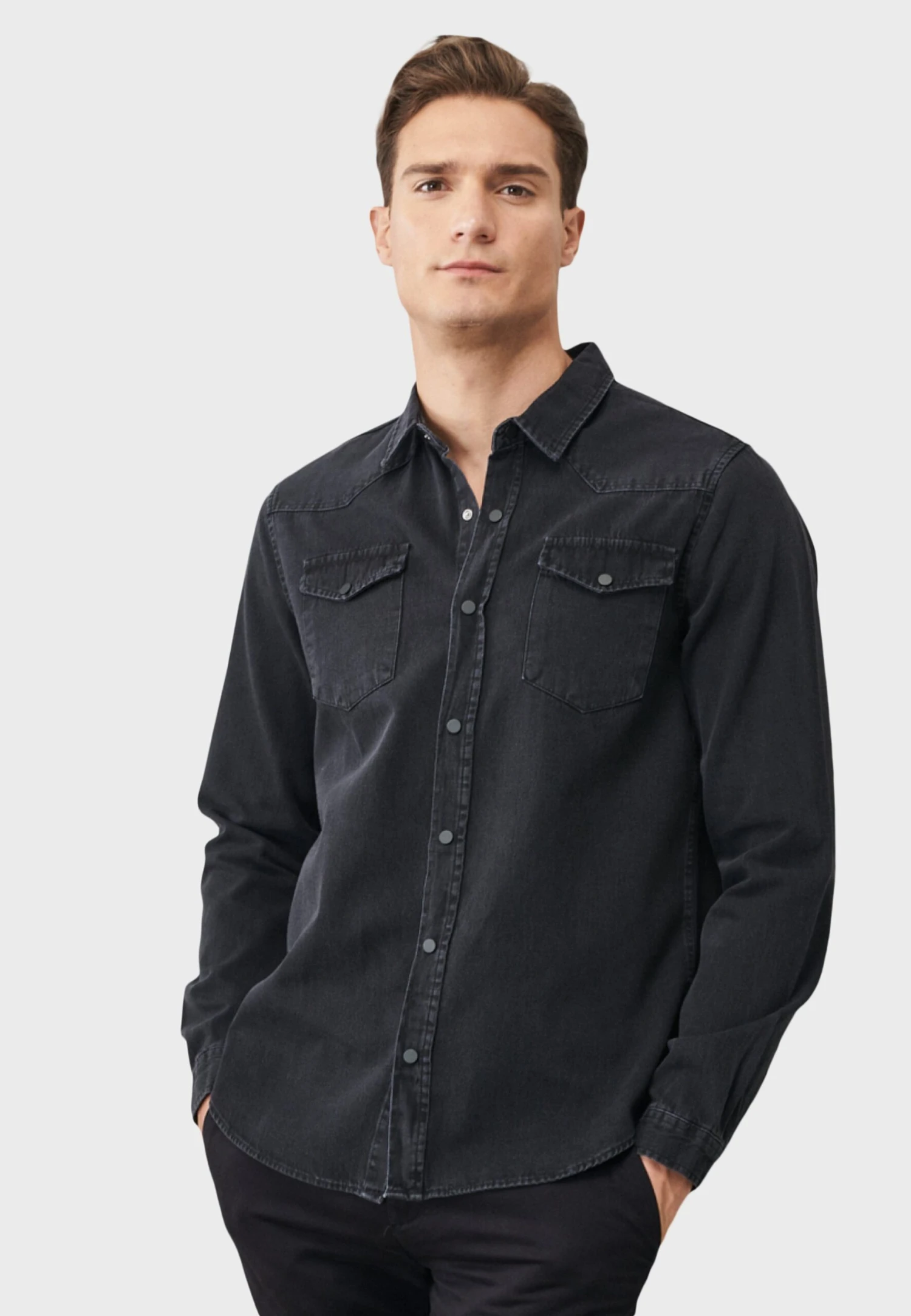 Standard Fit - Overhemd - Grey 3 Standard Fit - Overhemd - Grey