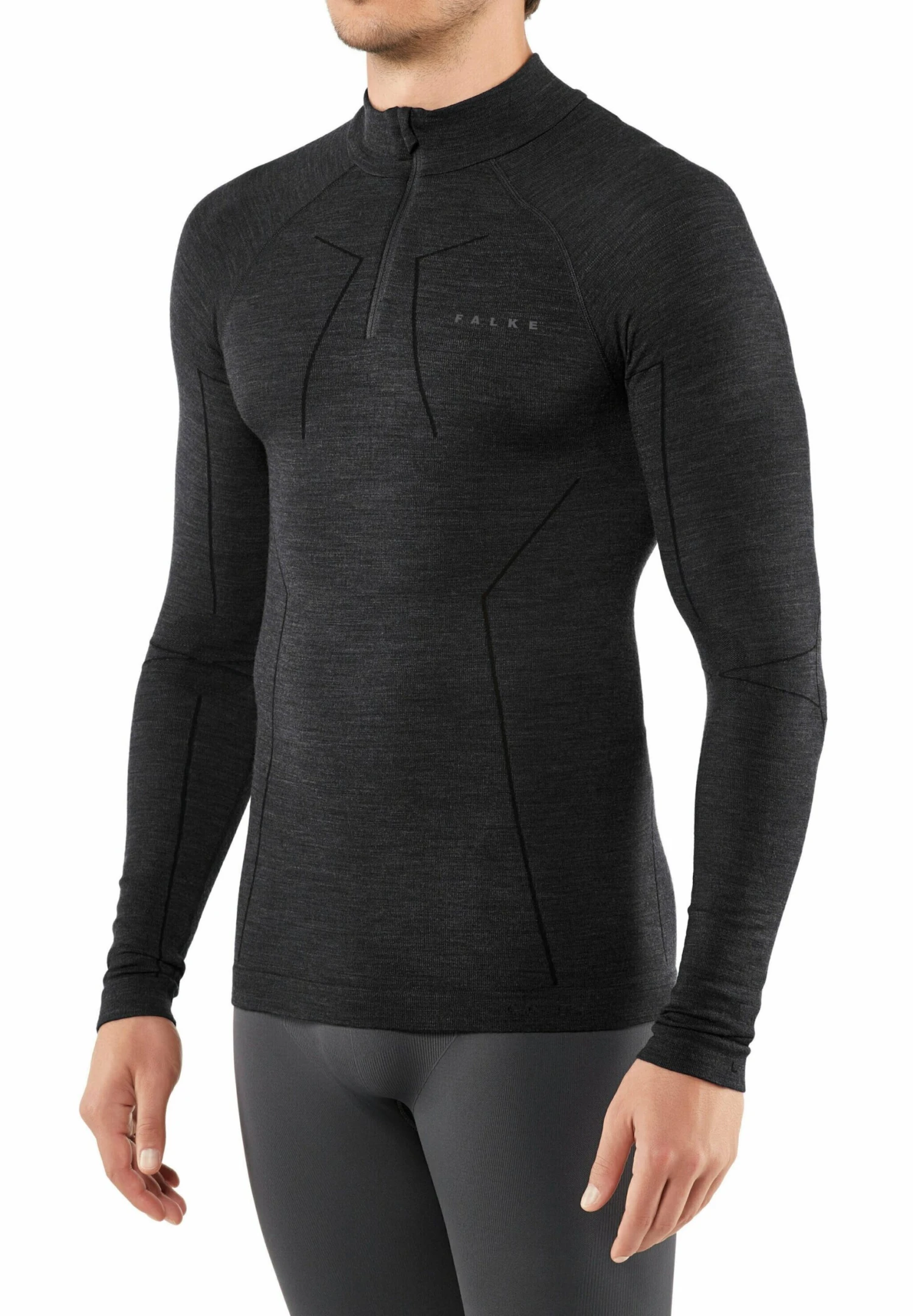 Falke Wool-Tech Functional Underwear For Cold To Very Cold Conditions - Hemd - Black 3 Falke Wool-Tech Functional Underwear For Cold To Very Cold Conditions - Hemd - Black
