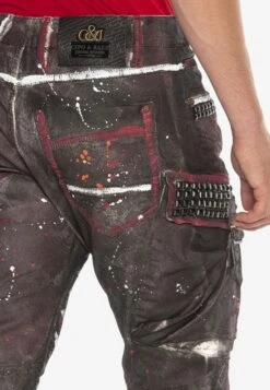 Cipo & Baxx Slim Fit Jeans - Burgundy -Jack and Jones Verkoopwinkel 74ce5c5916f2458cbbb2e40844c975e4