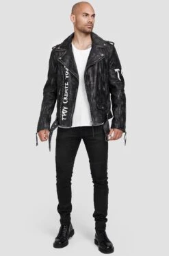 Russell - Leren Jas - Schwarz 10 Russell - Leren Jas - Schwarz -Jack and Jones Verkoopwinkel 751276ffed40418fb0fb17e956a9ec32