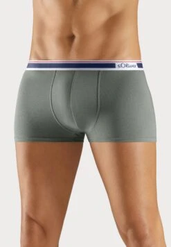 S.Oliver 3 Pack Hipster - Onderbroeken - Lime Olivgrün Schwarz-Grau-Bedruckt -Jack and Jones Verkoopwinkel 75500d2d4aee4330b2578bef55b1164c