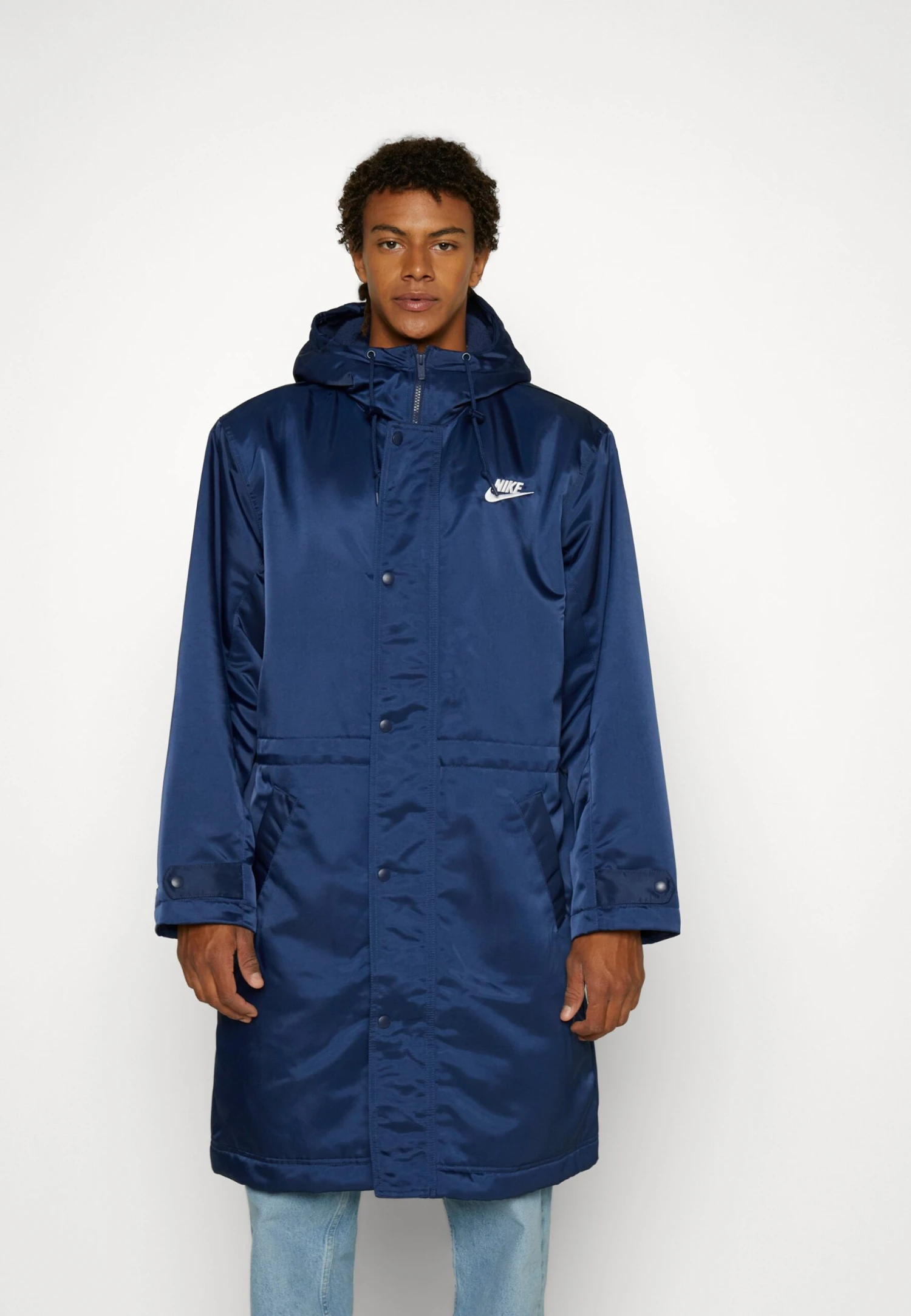 Nike Sportswear Club Stadium - Parka - Midnight Navy/White 5 Nike Sportswear Club Stadium - Parka - Midnight Navy/White - Afbeelding 3