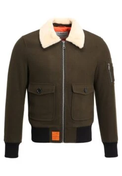 Aviator - Jas - Khaki -Jack and Jones Verkoopwinkel 76815a9403ec43c89cb9a52fe9347a01