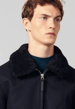 Sandro Aviator - Bomberjacks - Navy Blue -Jack and Jones Verkoopwinkel 7716570d29d64f768e4d6bee0adf7828