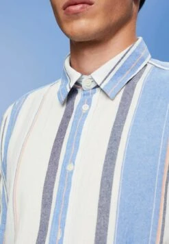 ESPRIT Kurzarm Mit Streifen - Overhemd - Bright Blue 17 ESPRIT Kurzarm Mit Streifen - Overhemd - Bright Blue -Jack and Jones Verkoopwinkel 77499792ed6444c9a22e3f31a35b880a
