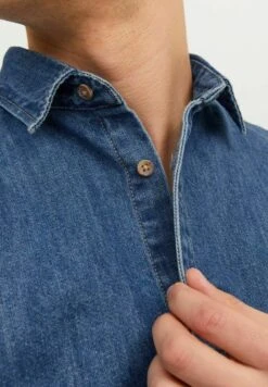 Jack & Jones Henry - Overhemd - Blue Denim -Jack and Jones Verkoopwinkel 7773556bbdea407795fe0082d87c5cc8