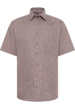 Eterna Strukturiertes Kurzarm Comfort Fit - Overhemd - Caramell -Jack and Jones Verkoopwinkel 7835acf99f9341eba0fb4fb290fb0458