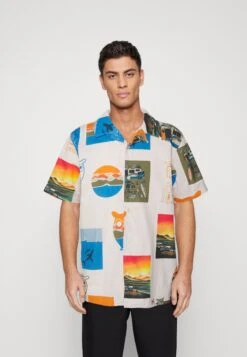 Boxed Fit Short Sleeved - Overhemd - Multi-Coloured