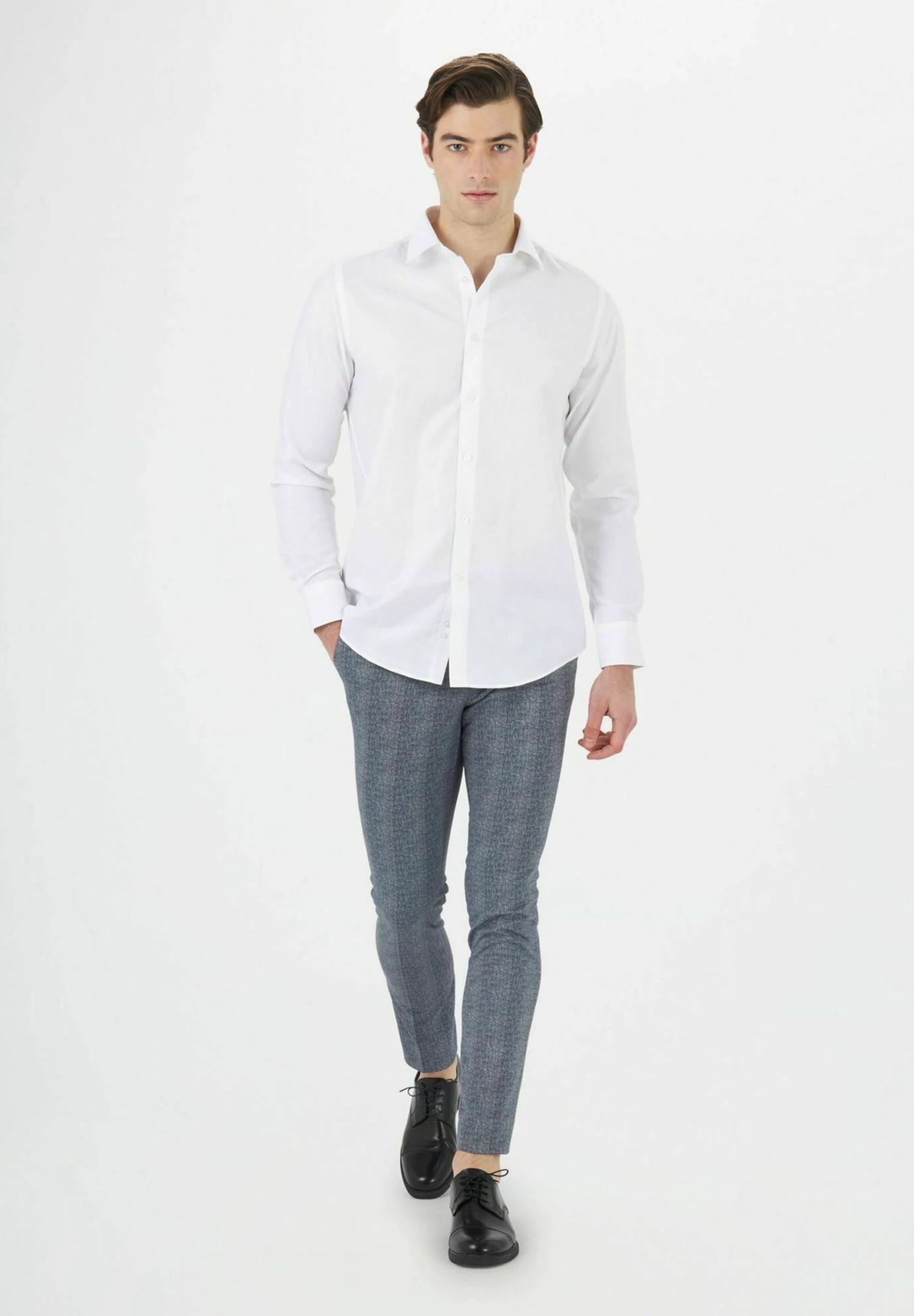 No Iron- Zakelijk Overhemd - Bianco 3 No Iron- Zakelijk Overhemd - Bianco