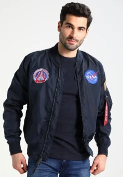 Alpha Industries Nasa Reversible Ii - Bomberjacks - Blue