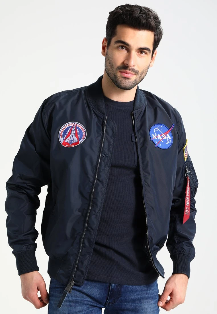Alpha Industries Nasa Reversible Ii - Bomberjacks - Blue 3 Alpha Industries Nasa Reversible Ii - Bomberjacks - Blue