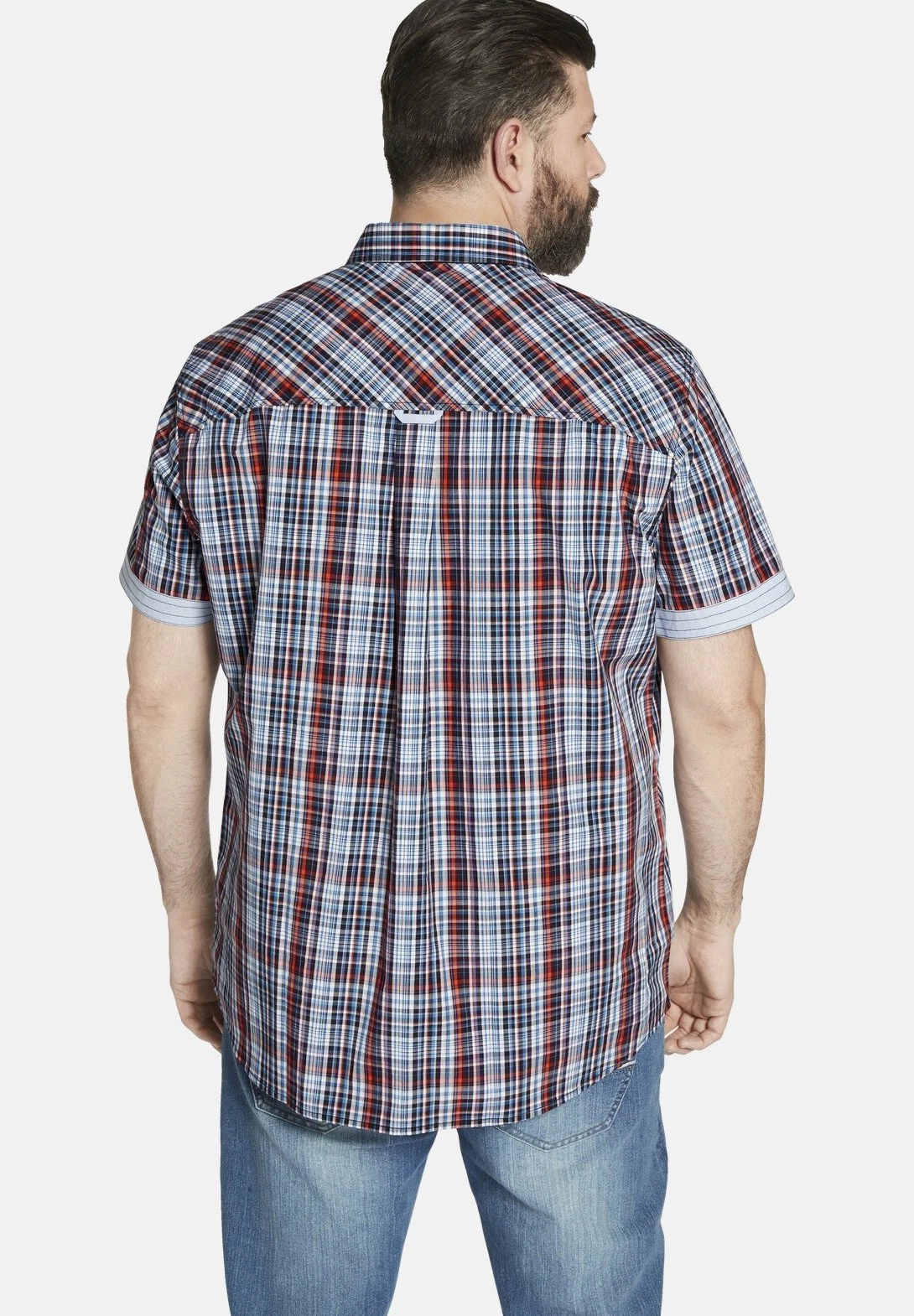 Kurzarm Duke Beltram - Overhemd - Hellblau Kariert 4 Kurzarm Duke Beltram - Overhemd - Hellblau Kariert - Afbeelding 2